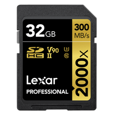 Thẻ nhớ Lexar® 2000x SDHC™/SDXC™ UHS-II Cards